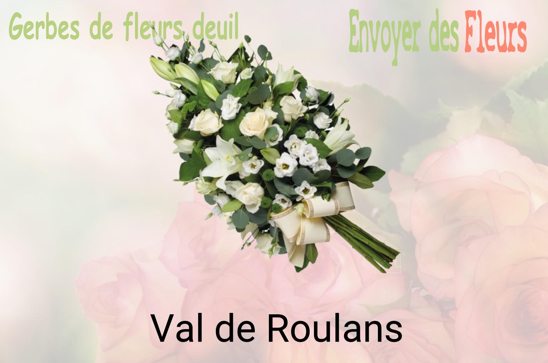 Gerbe de fleurs de deuil livrée à Val-de-Roulans